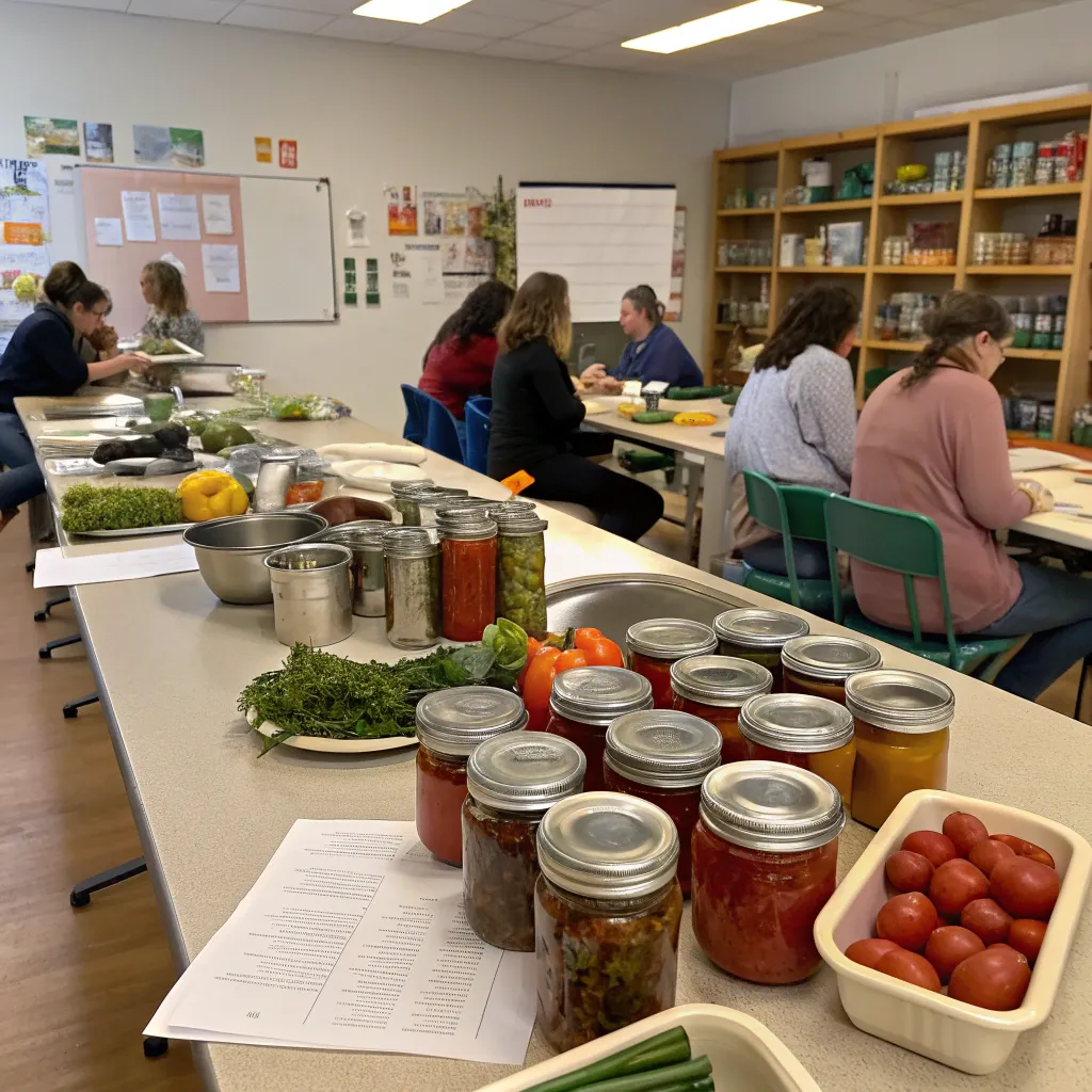Canning Basics Class setup