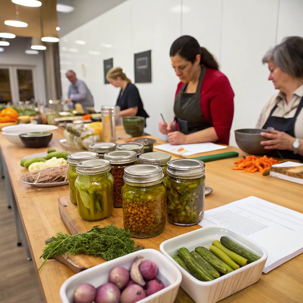 Pickling Masters Class setup